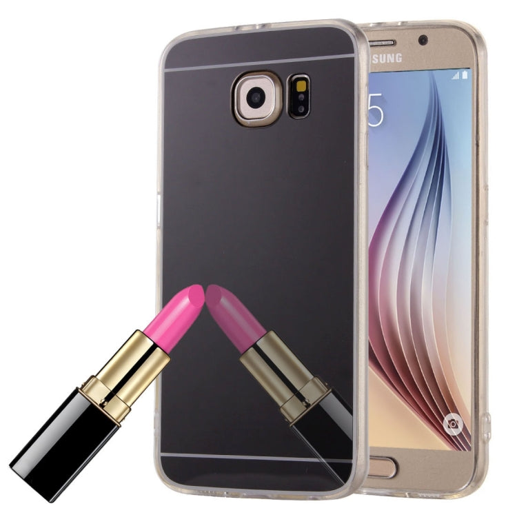 For Galaxy S6 Edge / G925 Electroplating Mirror TPU Protective Case