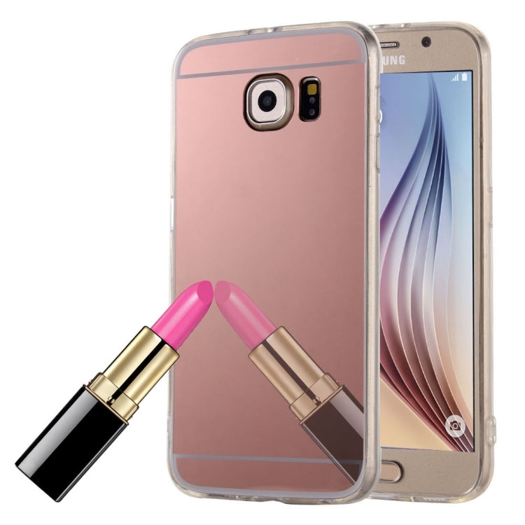 For Galaxy S6 Edge / G925 Electroplating Mirror TPU Protective Case
