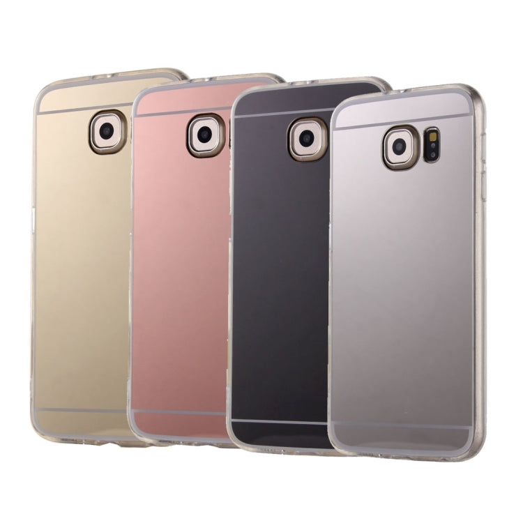 For Galaxy S6 Edge / G925 Electroplating Mirror TPU Protective Case