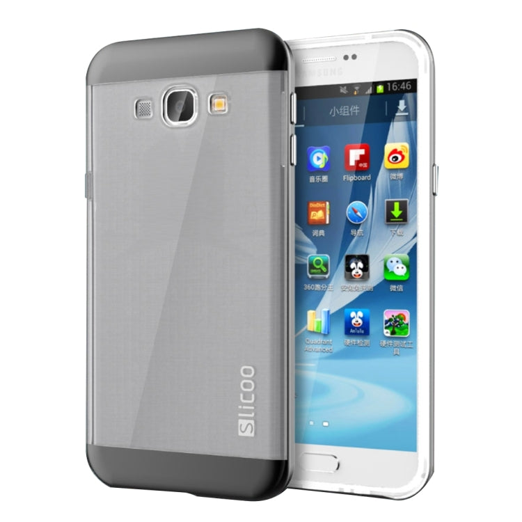 Slicoo for Galaxy A8 / A800 Brushed Texture Electroplating TPU + PC Combination Case