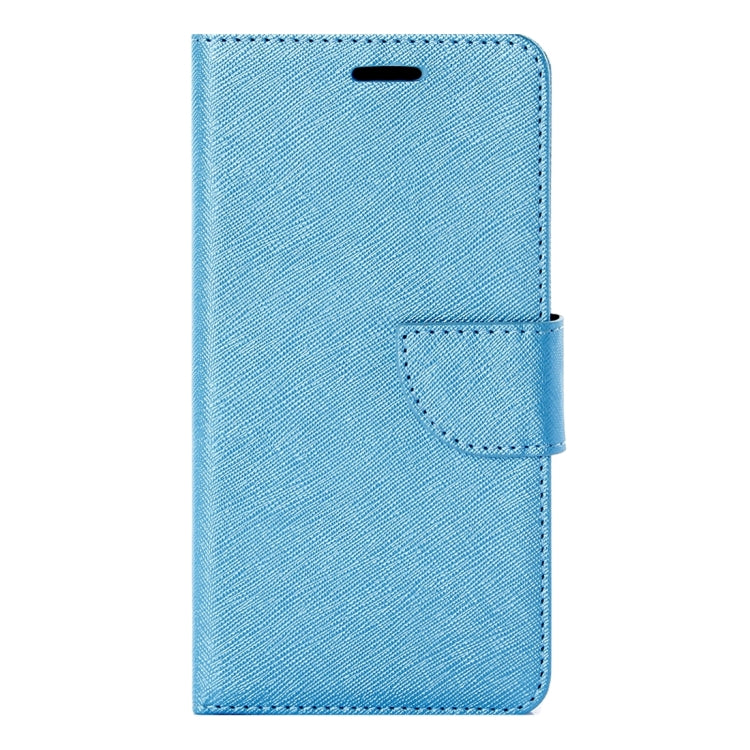 For Galaxy On7 / G600 Cross Texture Horizontal Flip Solid Color Leather Case with Holder & Card Slots & Wallet