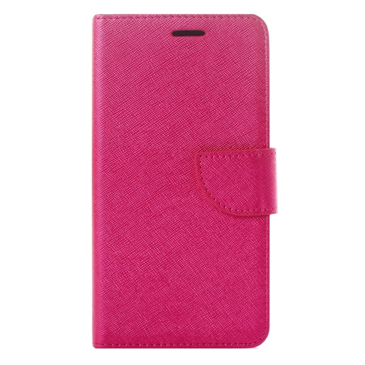 For Galaxy On7 / G600 Cross Texture Horizontal Flip Solid Color Leather Case with Holder & Card Slots & Wallet