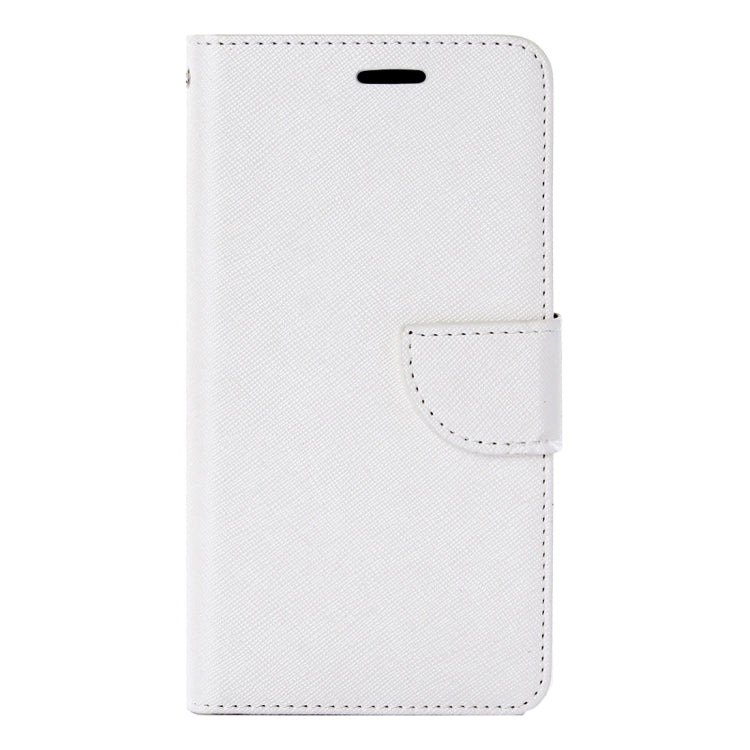 For Galaxy On7 / G600 Cross Texture Horizontal Flip Solid Color Leather Case with Holder & Card Slots & Wallet