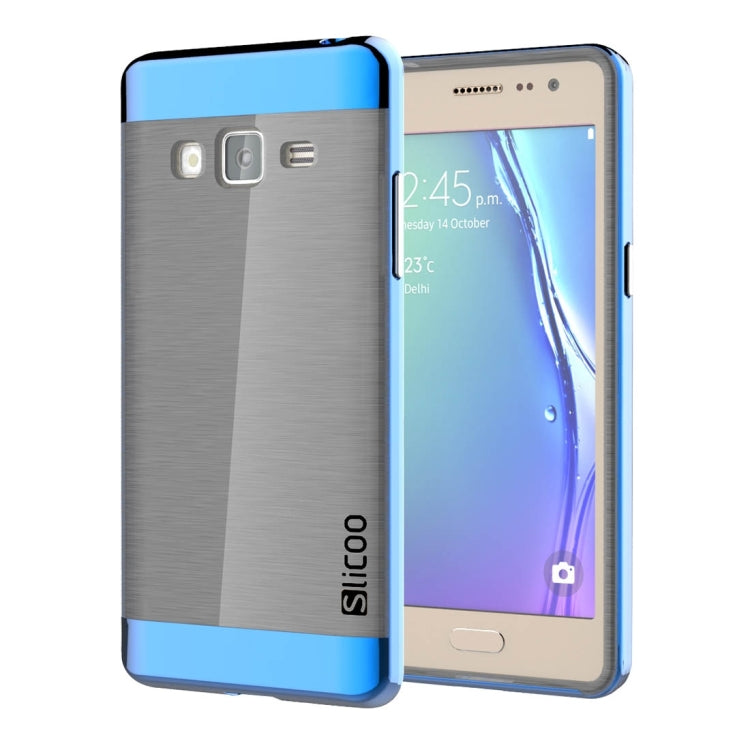 Slicoo for Samsung Z3 Brushed Texture Electroplating TPU + PC Combination Case
