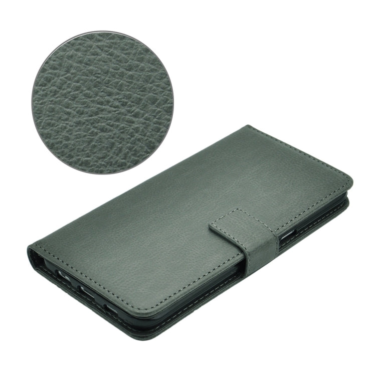 For Galaxy S6 Edge+ / G928 Litchi Texture Horizontal Flip PU Leather Case with Magnetic Snap & Card Slots & Holder & Wallet