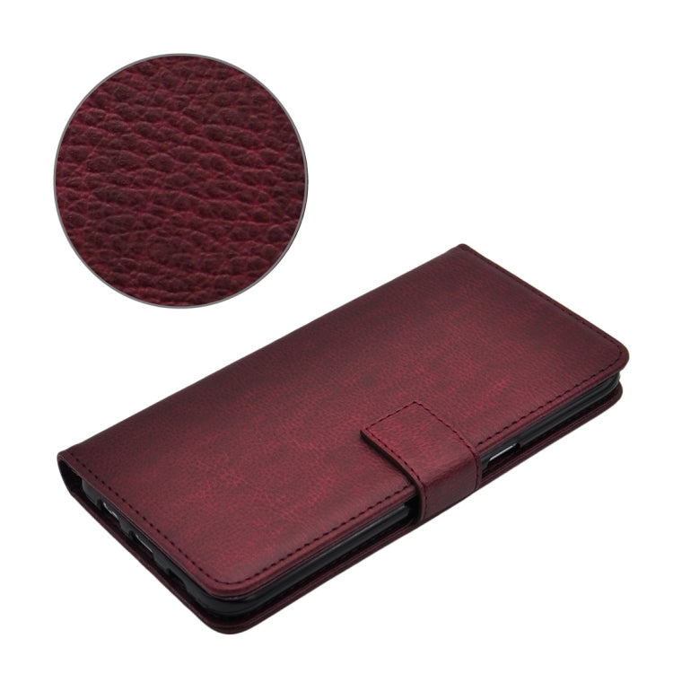 For Galaxy S6 Edge+ / G928 Litchi Texture Horizontal Flip PU Leather Case with Magnetic Snap & Card Slots & Holder & Wallet