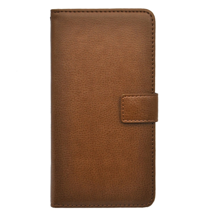 For Galaxy S6 Edge+ / G928 Litchi Texture Horizontal Flip PU Leather Case with Magnetic Snap & Card Slots & Holder & Wallet