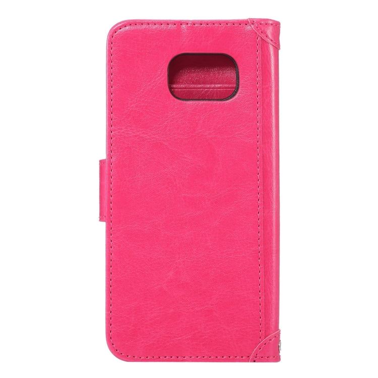 For Galaxy S6 / G920 Crazy Horse Texture Horizontal Flip Leather Case with Holder & Card Slots & Wallet & Photo Frame