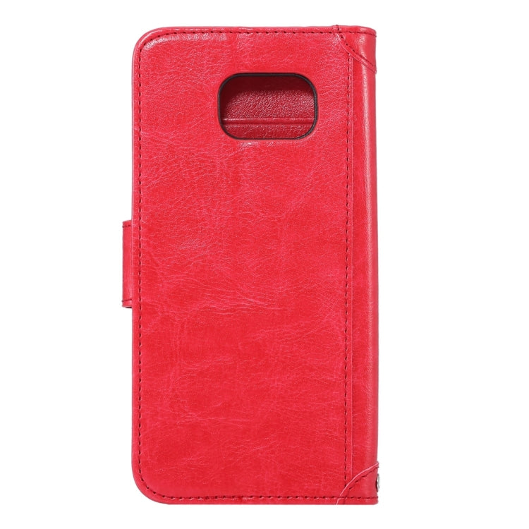 For Galaxy S6 / G920 Crazy Horse Texture Horizontal Flip Leather Case with Holder & Card Slots & Wallet & Photo Frame
