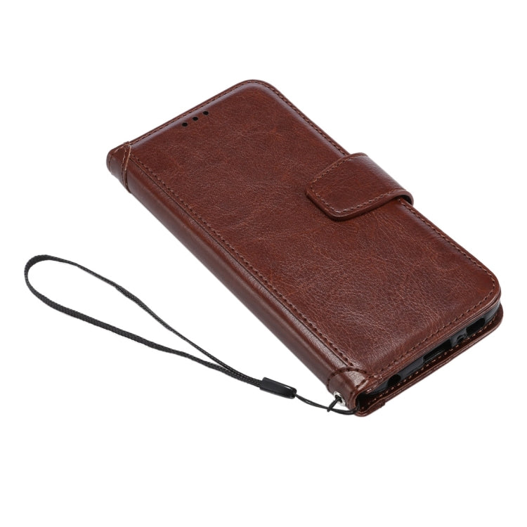 For Galaxy S6 / G920 Crazy Horse Texture Horizontal Flip Leather Case with Holder & Card Slots & Wallet & Photo Frame