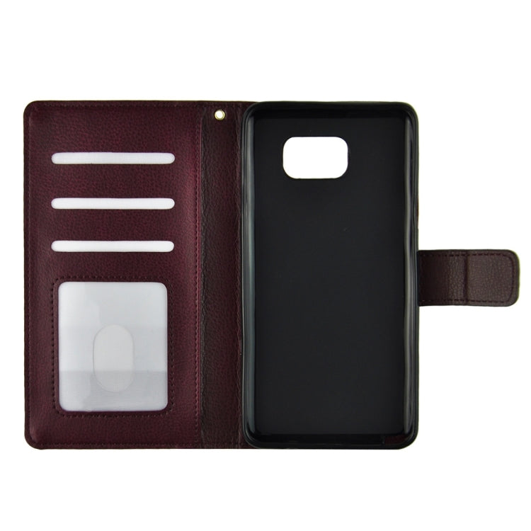 For Samsung Galalxy Note 5 / N920 Litchi Texture Flip Leather Case with Holder & Card Slots & Wallet