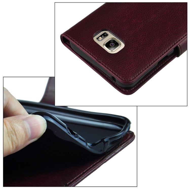 For Samsung Galalxy Note 5 / N920 Litchi Texture Flip Leather Case with Holder & Card Slots & Wallet