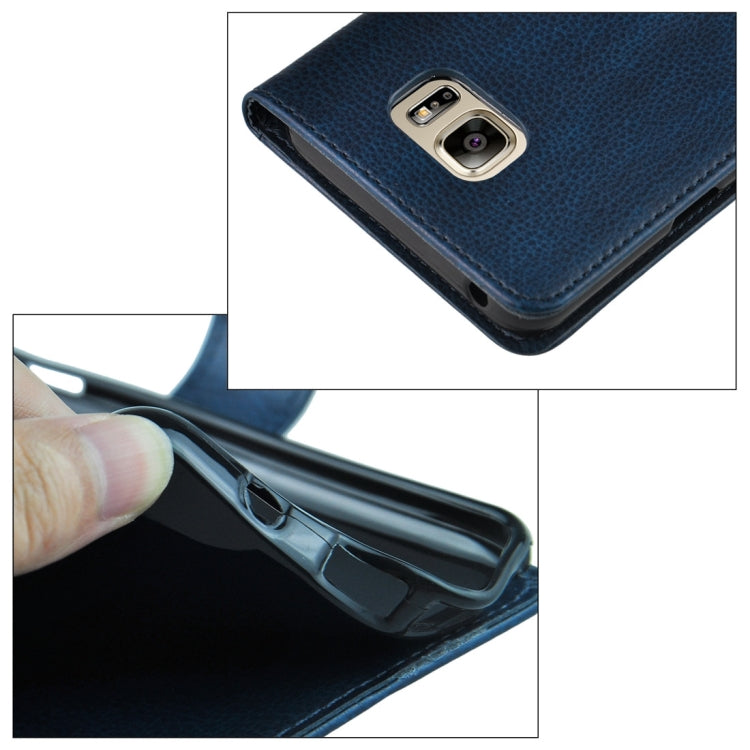 For Samsung Galalxy Note 5 / N920 Litchi Texture Flip Leather Case with Holder & Card Slots & Wallet