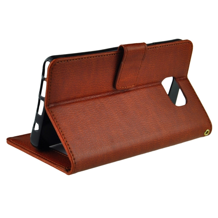 For Samsung Galalxy Note 5 / N920 Litchi Texture Flip Leather Case with Holder & Card Slots & Wallet