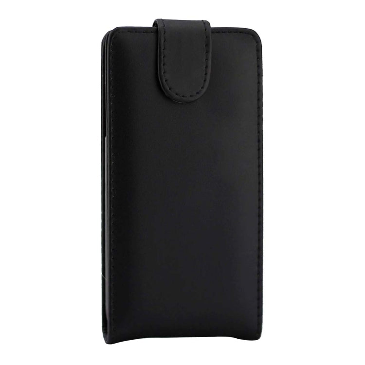 For Galaxy On5 / G5500 Khaki Lining Vertical Flip Magnetic Buckle PU Leather Case (Black)