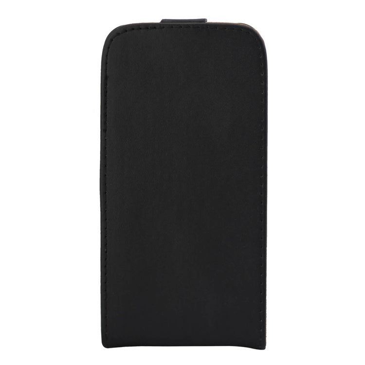 For Galaxy J3 Khaki Lining Vertical Flip Magnetic Buckle PU Leather Case (Black)