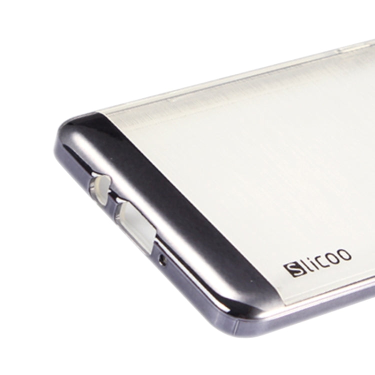 Slicoo Brushed Texture Electroplating Transparenct Combination Case for Galaxy A7 / A700