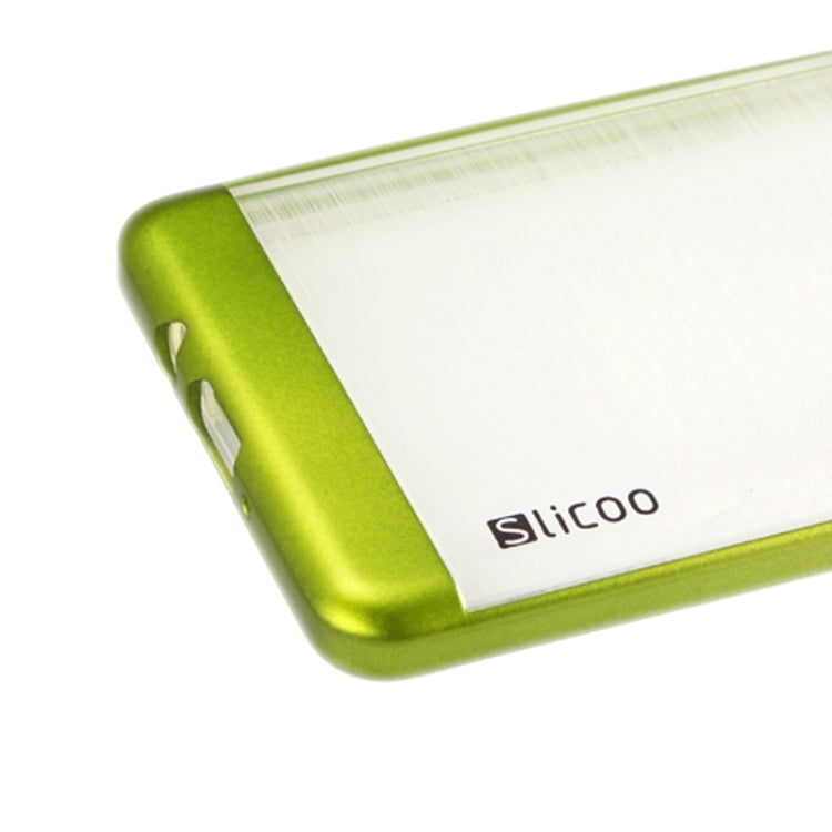 Slicoo Brushed Texture Electroplating Transparenct Combination Case for Galaxy A7 / A700