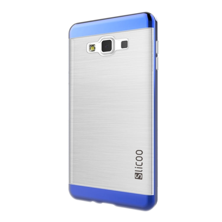 Slicoo Brushed Texture Electroplating Transparenct Combination Case for Galaxy A7 / A700