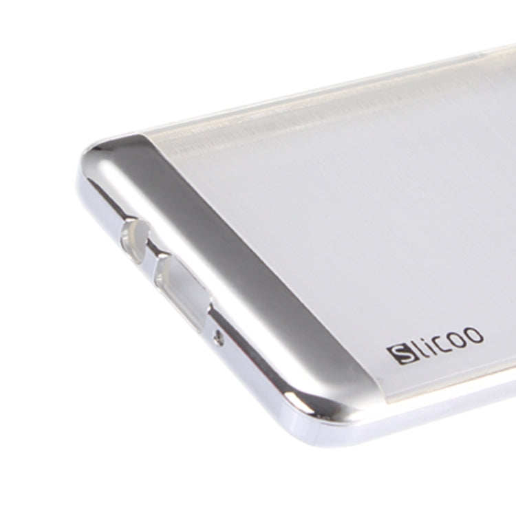Slicoo Brushed Texture Electroplating Transparenct Combination Case for Galaxy A7 / A700