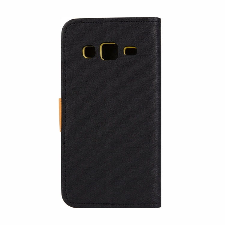 For Samsung Z3 Tizen Denim Texture Horizontal Flip Solid Color Leather Case with Holder & Card Slots & Wallet