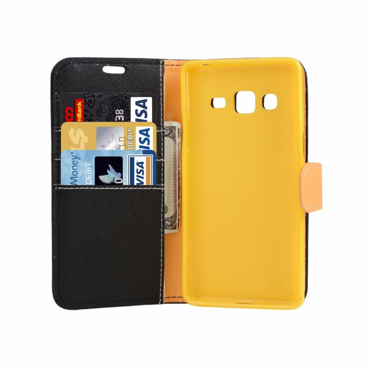 For Samsung Z3 Tizen Denim Texture Horizontal Flip Solid Color Leather Case with Holder & Card Slots & Wallet