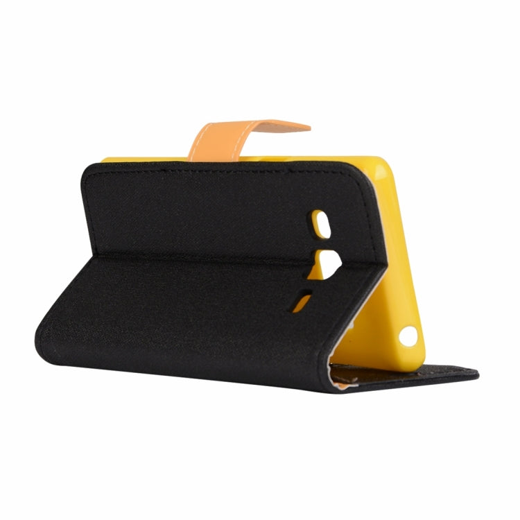 For Samsung Z3 Tizen Denim Texture Horizontal Flip Solid Color Leather Case with Holder & Card Slots & Wallet