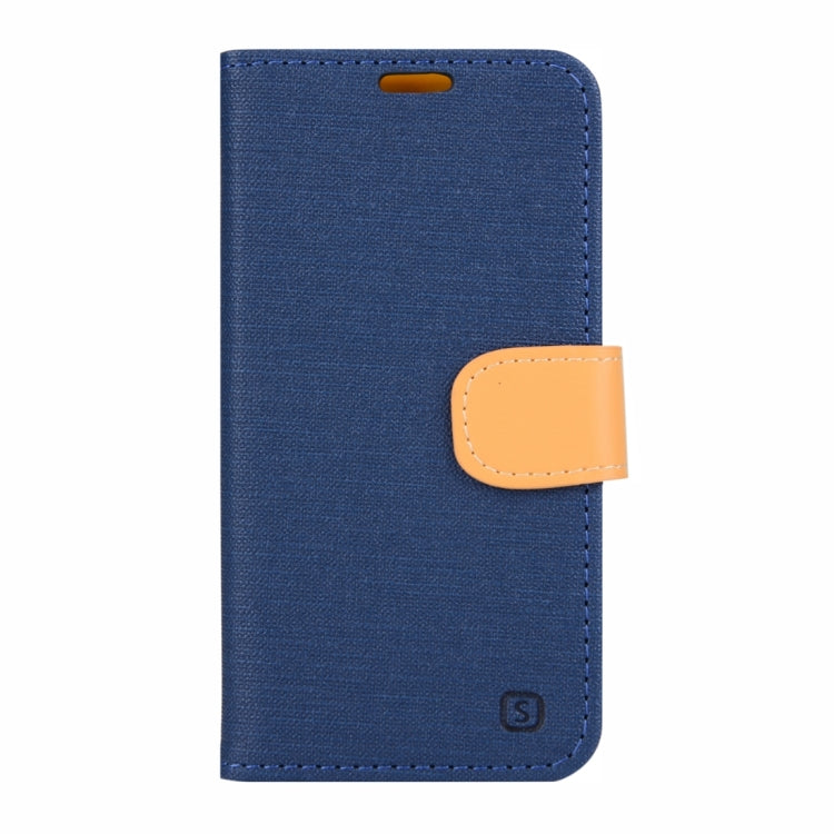 For Samsung Z3 Tizen Denim Texture Horizontal Flip Solid Color Leather Case with Holder & Card Slots & Wallet