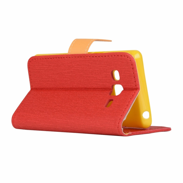 For Samsung Z3 Tizen Denim Texture Horizontal Flip Solid Color Leather Case with Holder & Card Slots & Wallet