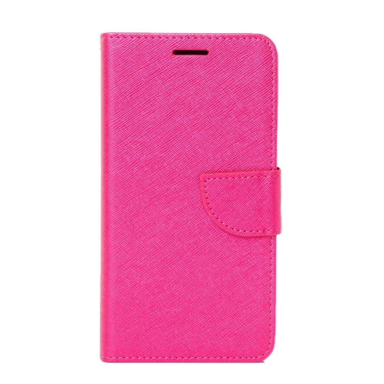For Galaxy A7(2016) / A710 Cross Texture Horizontal Flip Solid Color Leather Case with Holder & Card Slots & Wallet