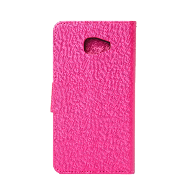 For Galaxy A7(2016) / A710 Cross Texture Horizontal Flip Solid Color Leather Case with Holder & Card Slots & Wallet
