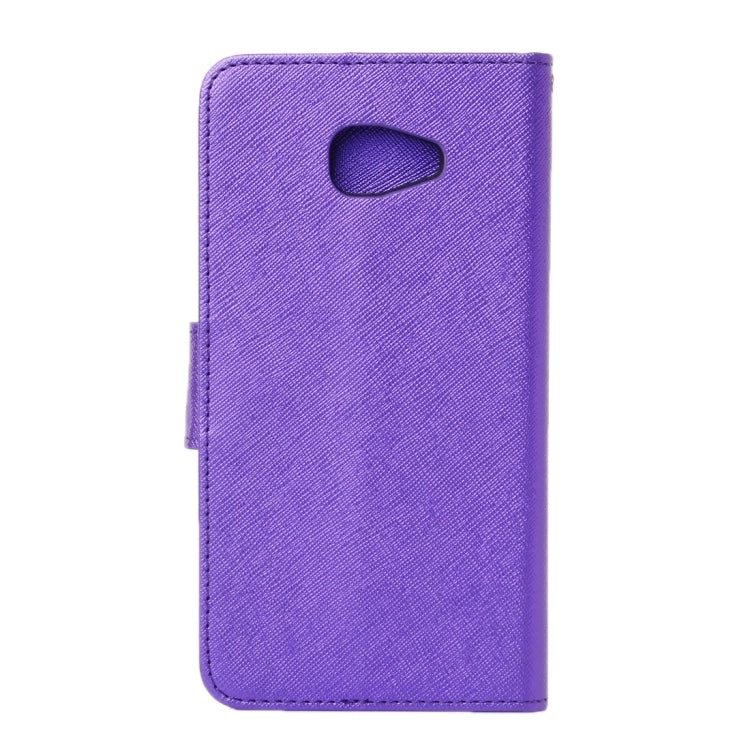 For Galaxy A7(2016) / A710 Cross Texture Horizontal Flip Solid Color Leather Case with Holder & Card Slots & Wallet
