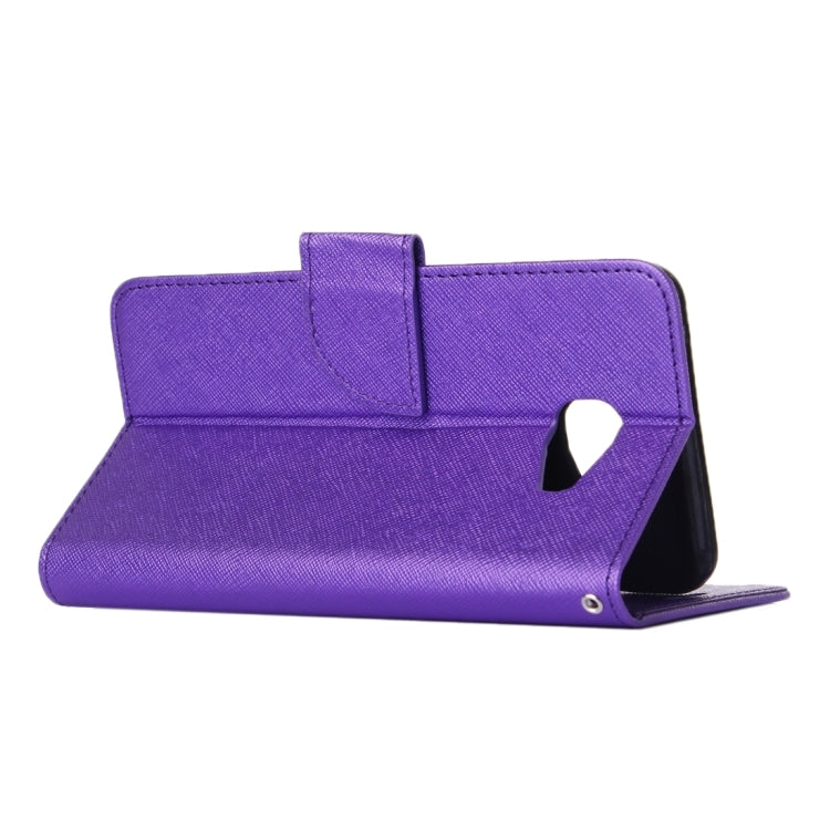 For Galaxy A7(2016) / A710 Cross Texture Horizontal Flip Solid Color Leather Case with Holder & Card Slots & Wallet
