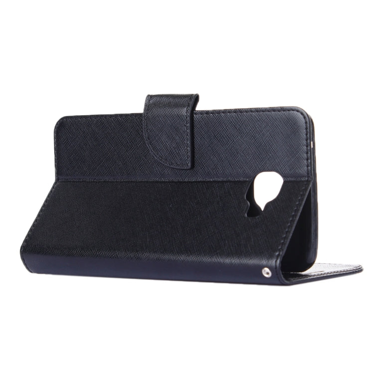 For Galaxy A9 / A900 Cross Texture Horizontal Flip Solid Color Leather Case with Holder & Card Slots & Wallet