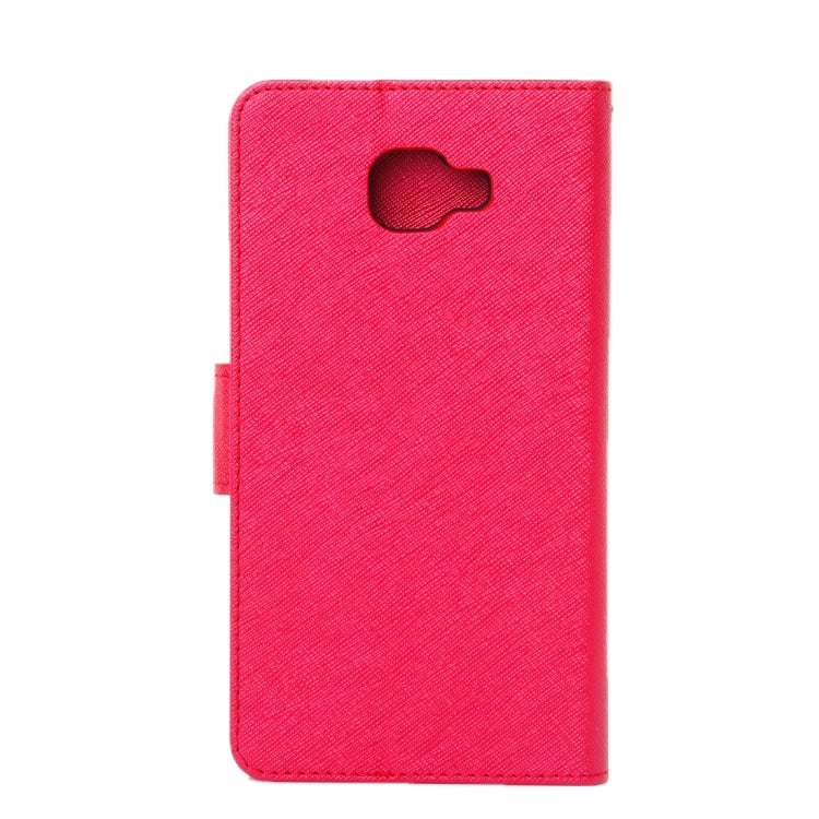 For Galaxy A9 / A900 Cross Texture Horizontal Flip Solid Color Leather Case with Holder & Card Slots & Wallet