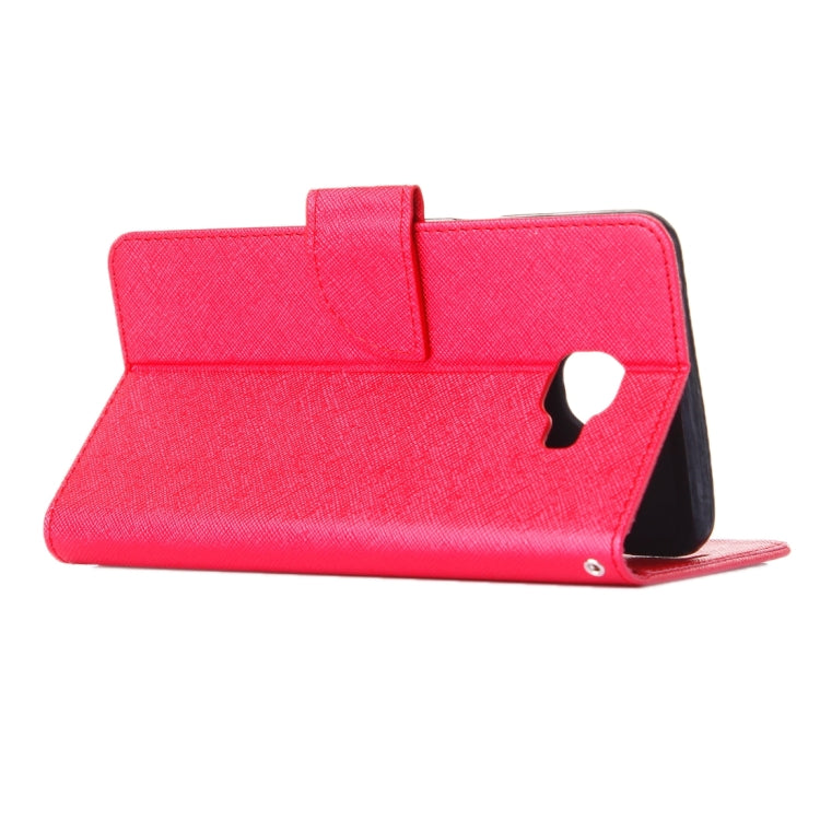 For Galaxy A9 / A900 Cross Texture Horizontal Flip Solid Color Leather Case with Holder & Card Slots & Wallet