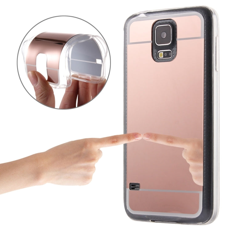 For Galaxy S5 / G900 Electroplating Mirror TPU Protective Case