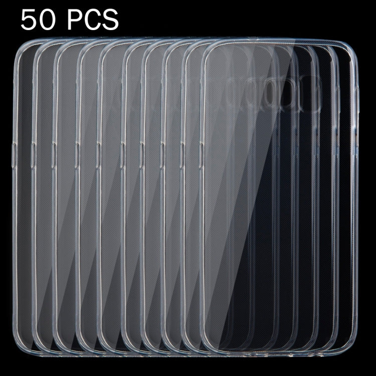 50 PCS for Galaxy S7 / G930 0.75mm Ultra-thin Transparent TPU Protective Case