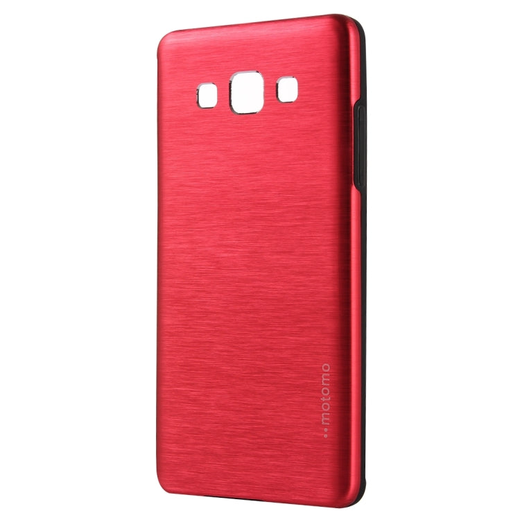 For Galaxy A3 / A300 MOTOMO Brushed Texture Metal + TPU Protective Case
