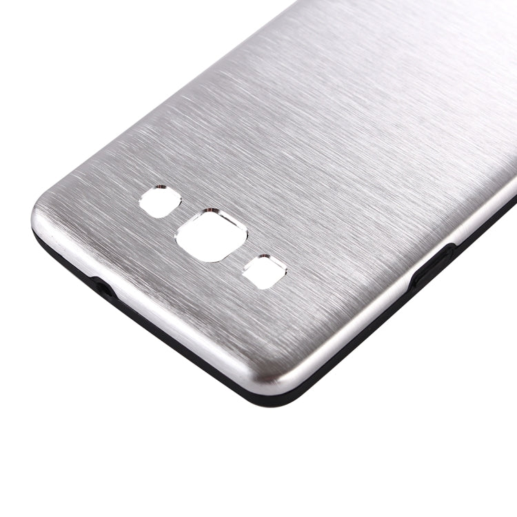 For Galaxy A3 / A300 MOTOMO Brushed Texture Metal + TPU Protective Case
