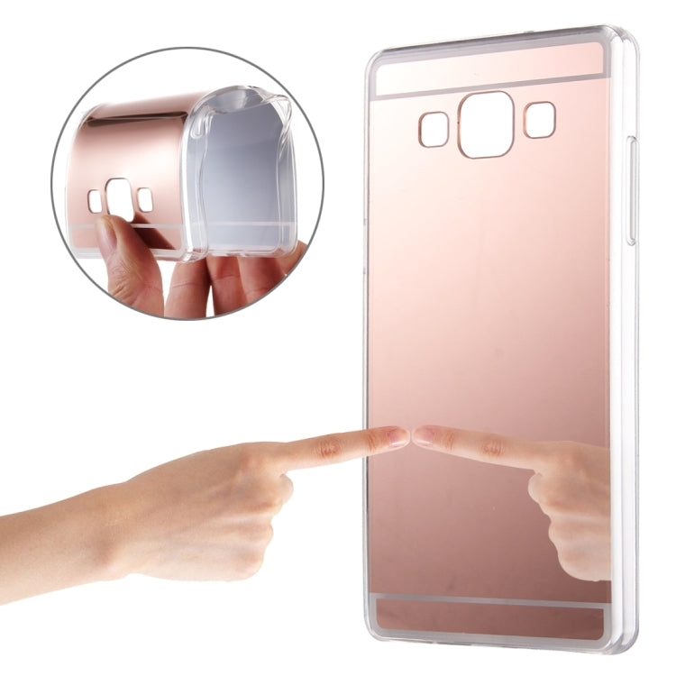 For Galaxy A5 / A500 Electroplating Mirror TPU Protective Case