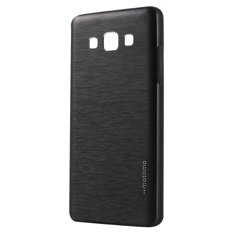 For Galaxy E7 / E700 MOTOMO Brushed Texture Metal + TPU Protective Case