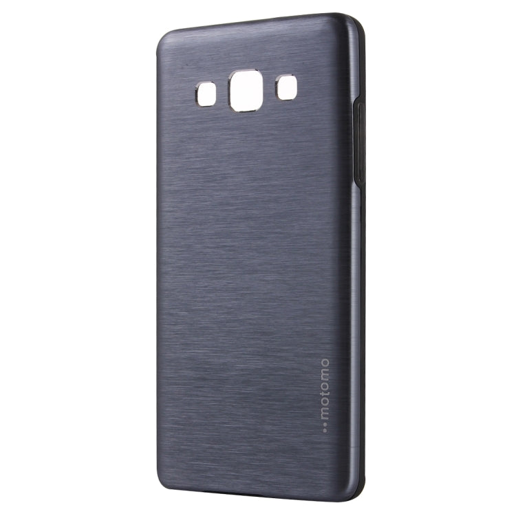 For Galaxy E7 / E700 MOTOMO Brushed Texture Metal + TPU Protective Case