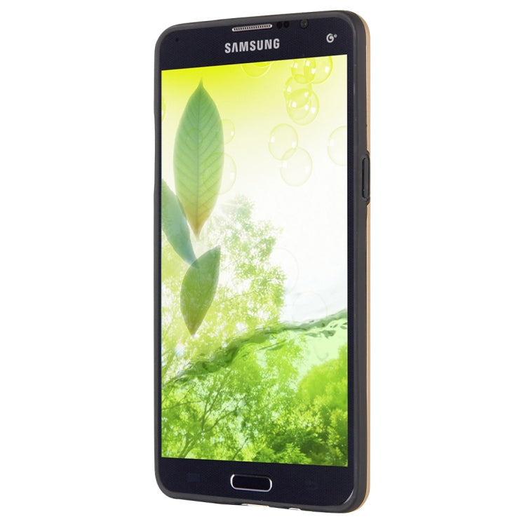 For Galaxy E7 / E700 MOTOMO Brushed Texture Metal + TPU Protective Case