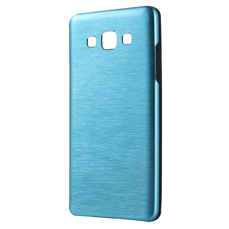 For Galaxy E7 / E700 MOTOMO Brushed Texture Metal + TPU Protective Case