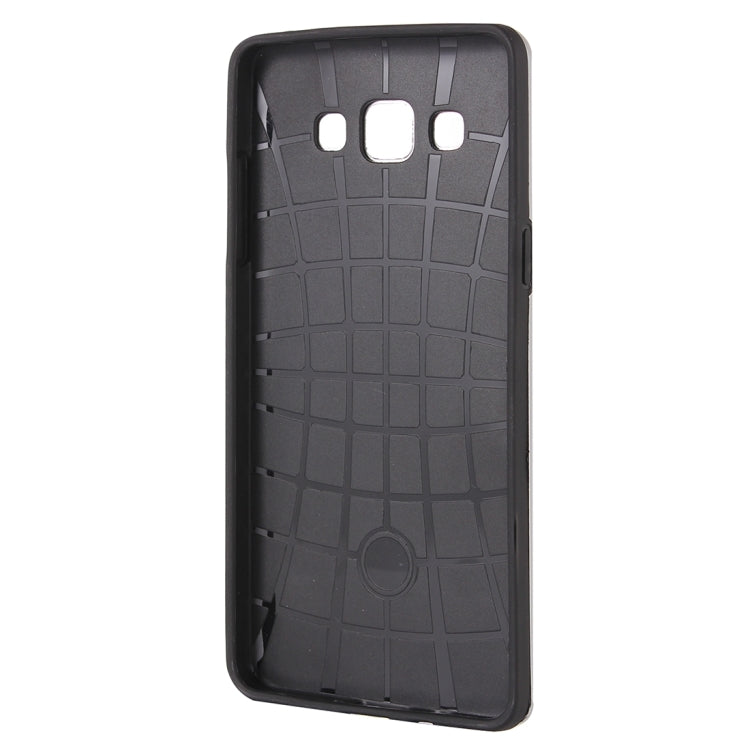 For Galaxy J1 / J100 MOTOMO Brushed Texture Metal + TPU Protective Case