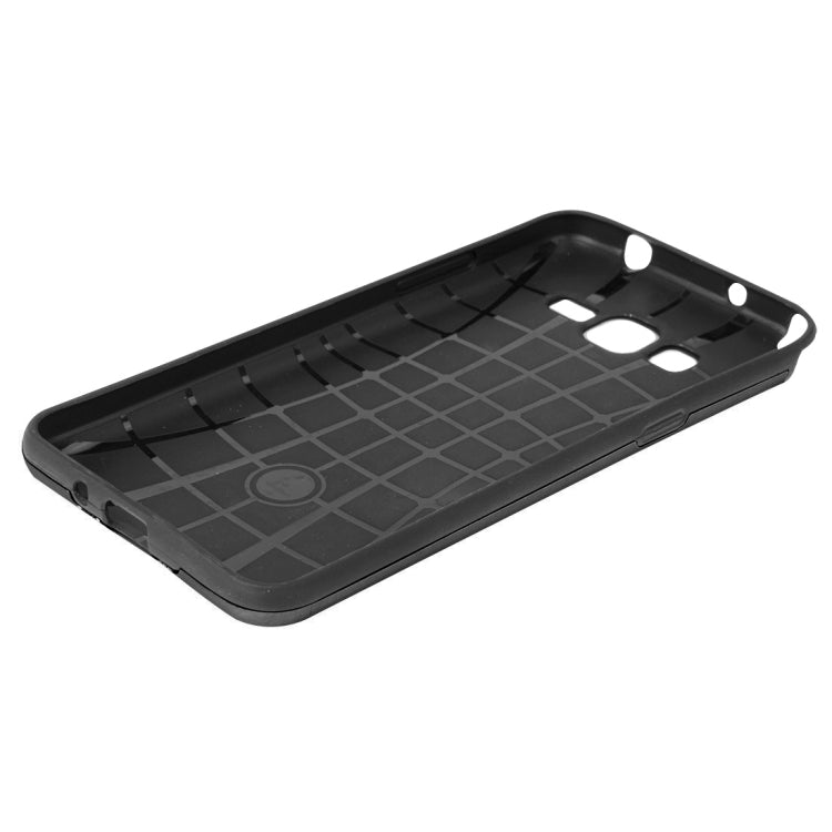 For Galaxy Grand Prime / G530 MOTOMO Brushed Texture Metal + TPU Protective Case