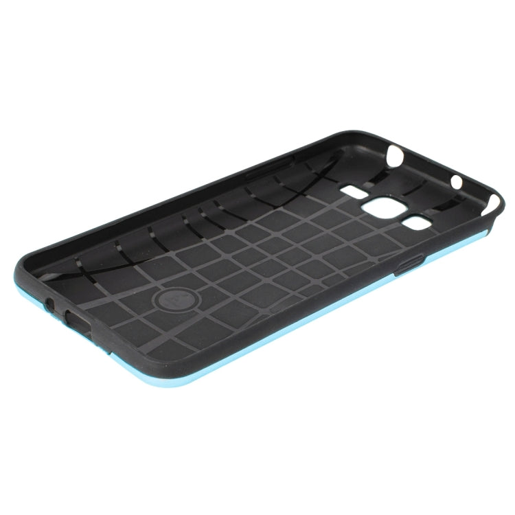 For Galaxy Grand Prime / G530 MOTOMO Brushed Texture Metal + TPU Protective Case