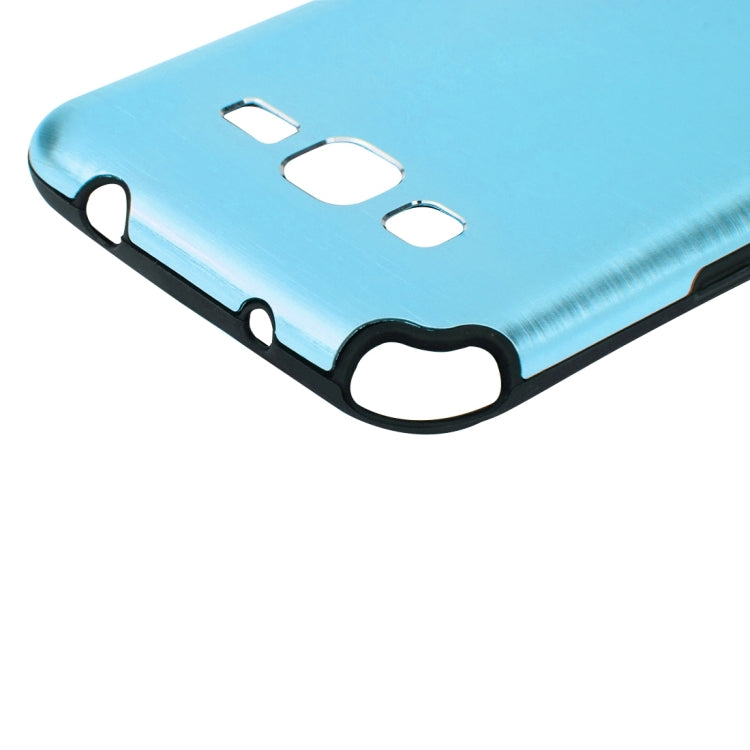 For Galaxy Grand Prime / G530 MOTOMO Brushed Texture Metal + TPU Protective Case