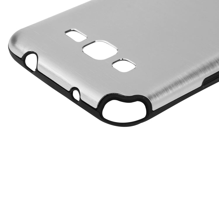 For Galaxy Grand Prime / G530 MOTOMO Brushed Texture Metal + TPU Protective Case